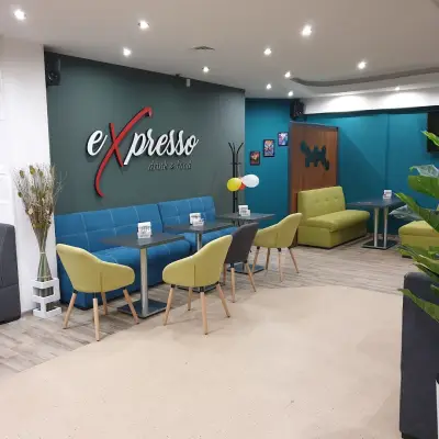 Expresso drink & food