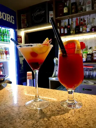 Expresso drink & food