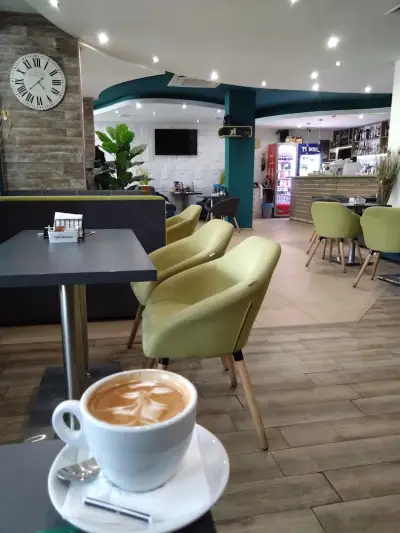 Expresso drink & food