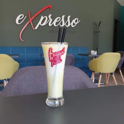 Expresso drink & food