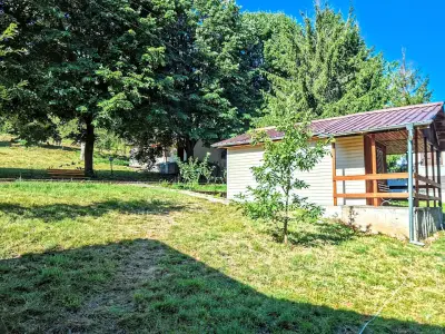 Forest bungalow by the river
