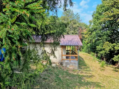 Forest bungalow by the river
