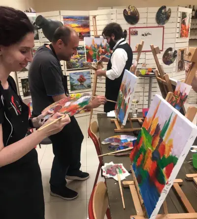 Spot Art Studio paint & wine