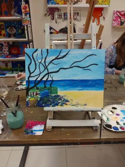 Spot Art Studio paint & wine