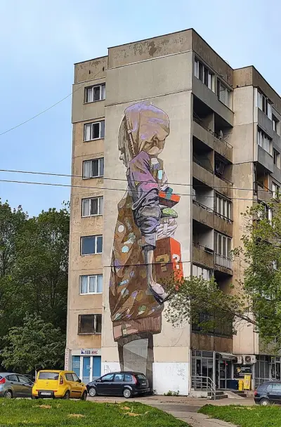 Hidden Gift Mural by Etam Cru @ Urban Creatures
