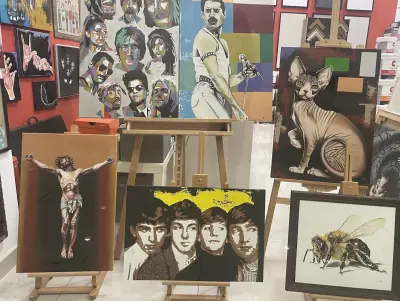 Ина art Gallery.Портрети.Карикатури.Рамкиране