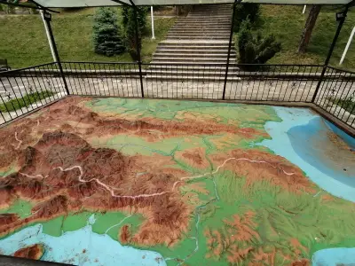 Релефна карта на България