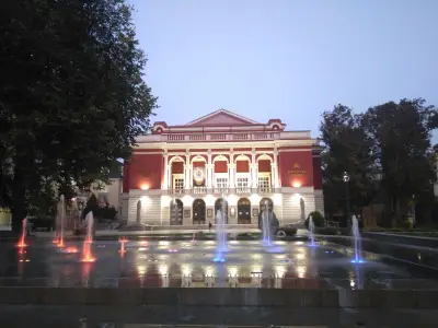 Fountain in front of the Opera House