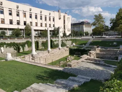Фонтанът пред Общината