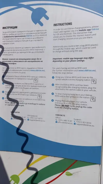 Станция за зареждане Eldrive