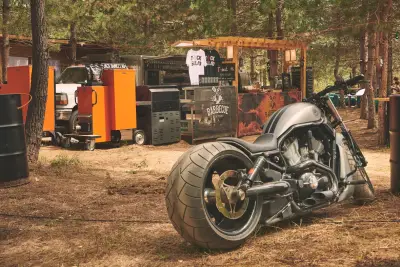 Barbecue Brothers Burning Van