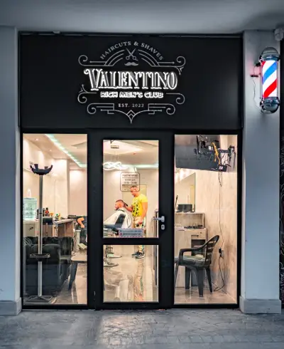 Valentino rich men’s club (Barbershop)