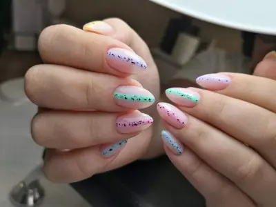 Mandarin nails and makeup