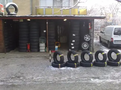 магазин за гуми нови и втора употреба и монтаж