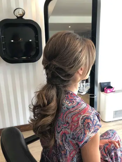Misha-style hair