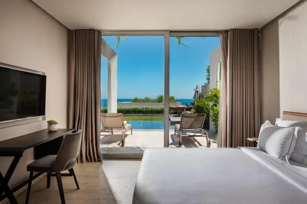 Two-Bedroom Premium Private Villa Forest side with pool and front sea view