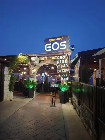 Sea view restaurant and bar EOS