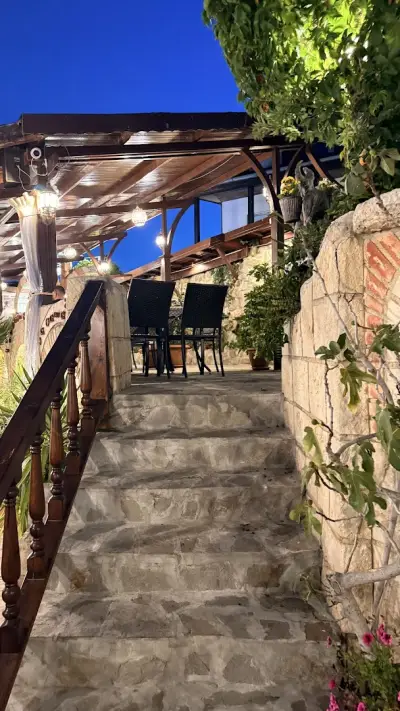Sea view restaurant and bar EOS