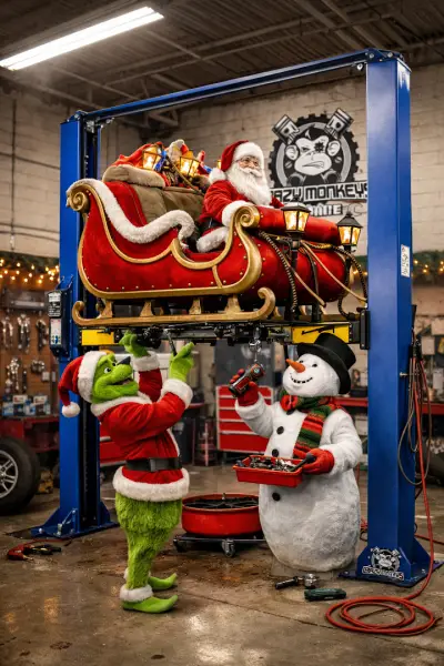 Crazy monkey's garage BG