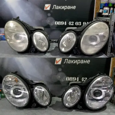 M&S HEADLIGHTS рециклиране на фарове продажба и монтаж на Led системи