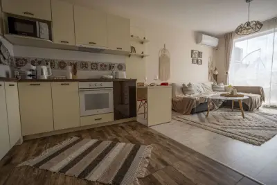 Boho Apartment Plovdiv with Private Parking Space
