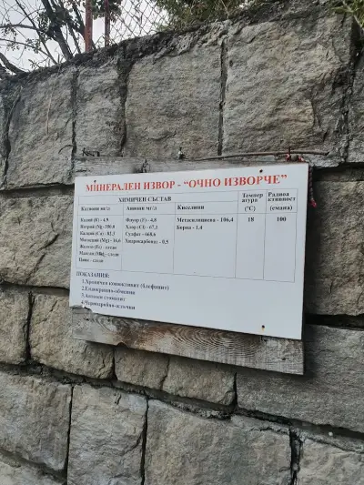 Минерален извор „Очно изворче“ - Нареченски бани