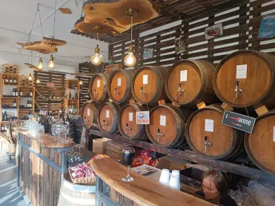 Bulgarian Wine point. Wino z beczki. Разливное вино!