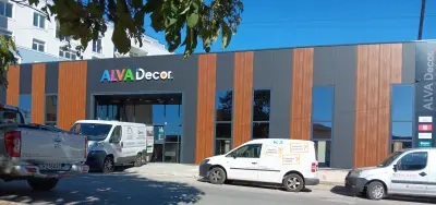 ALVA Decor./Тера Пасифик - Врати,ламинат,мокети,бои,мазилки,стенни панели,осветителни тела,стиропорени профили,гр.