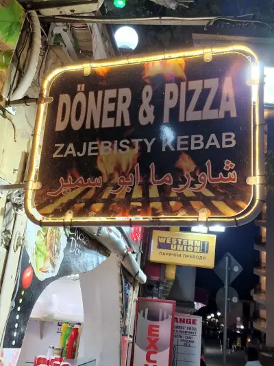 Doner, burger, pizza