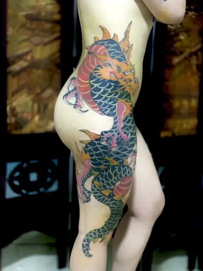 Dragon tattoo Plovdiv