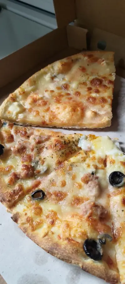 Pizza and Hot dog