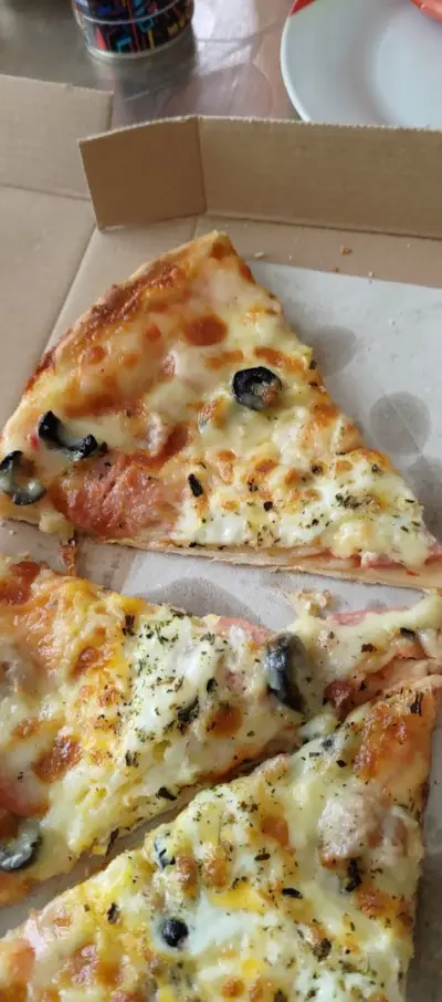 Pizza and Hot dog