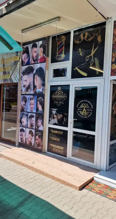 BarberShop Golden Scissors