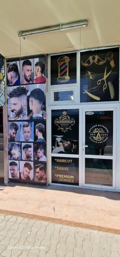 BarberShop Golden Scissors