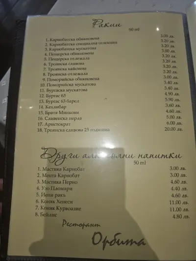 Мини ресторант Орбита