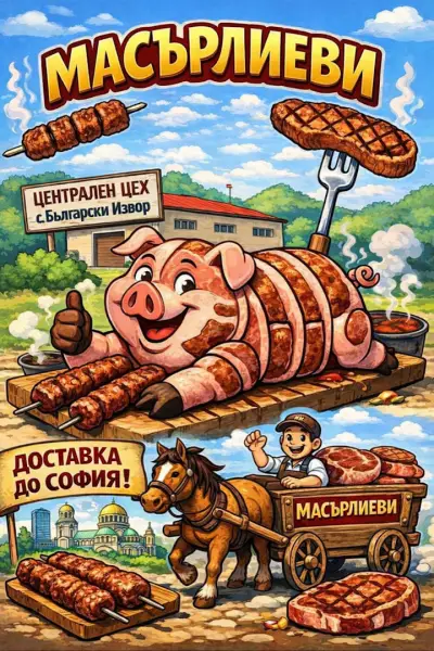 Тестени и месни изделия Масърлиеви 88, хляб, месо