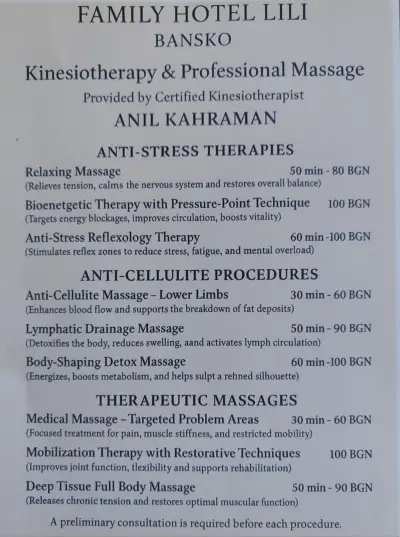 Physiotherapist Anıl Kahraman / Физиотерапевт Анъл Кахраман