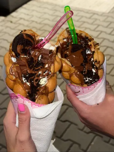Бъбъл гофрети и палачинки / bubble waffles and pancakes