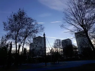 Park with a playground