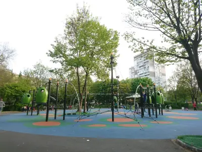 Park with a playground