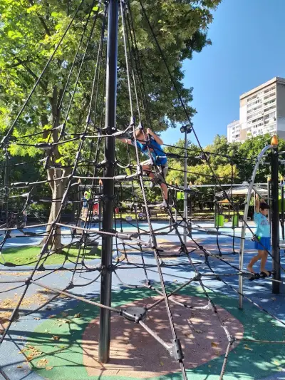 Park with a playground