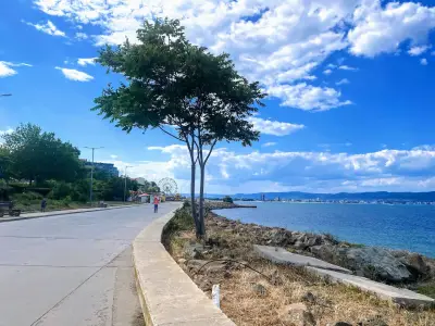 Nesebbar's coast alley view
