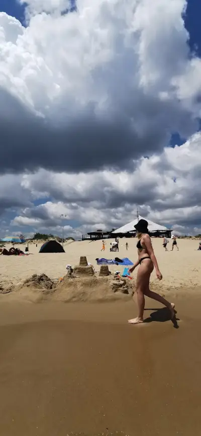 Wild sand dunes Sunny Beach