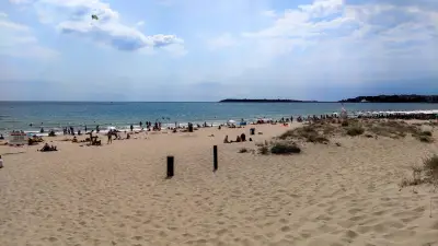 Wild sand dunes Sunny Beach