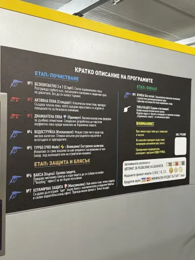 24/7 Автомивка на самообслужване
