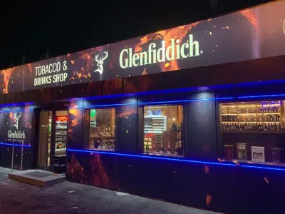 Whisky and cigars shop