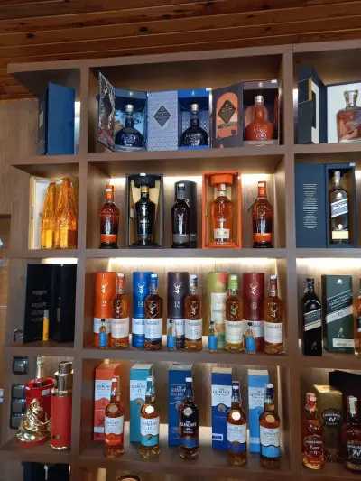 Whisky and cigars shop