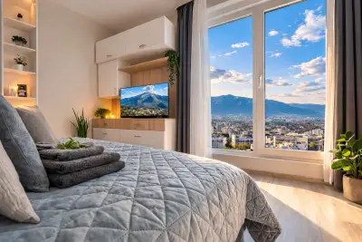 Mountain View Escape - Cozy Apt with Private Parking