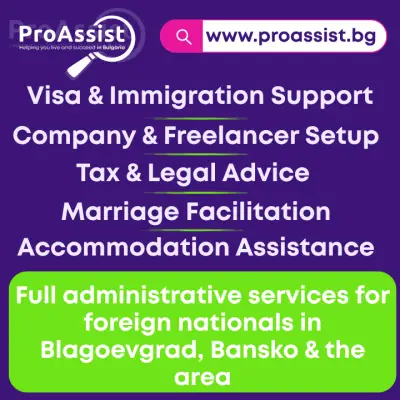 ProAssist - Services for Foreign Nationals in Bulgaria