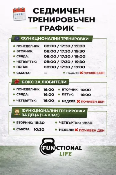 Спортен Комплекс Functional Life